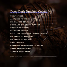 Load image into Gallery viewer, KEYNOTE® Cocoa Powder | Dark + Dutched | 18-20% Fat | 400 g