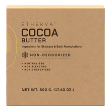 Load image into Gallery viewer, ETHERVA™ Cocoa Butter | Non-Deodorized | 0.5 kg | 1 kg | 5 kg