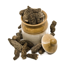 Load image into Gallery viewer, KEYNOTE® Morel Mushrooms Without Tails / Medium / 50 grams