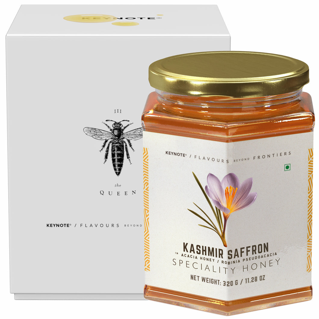 KEYNOTE® Kashmir Saffron in Acacia Honey | 320 Grams