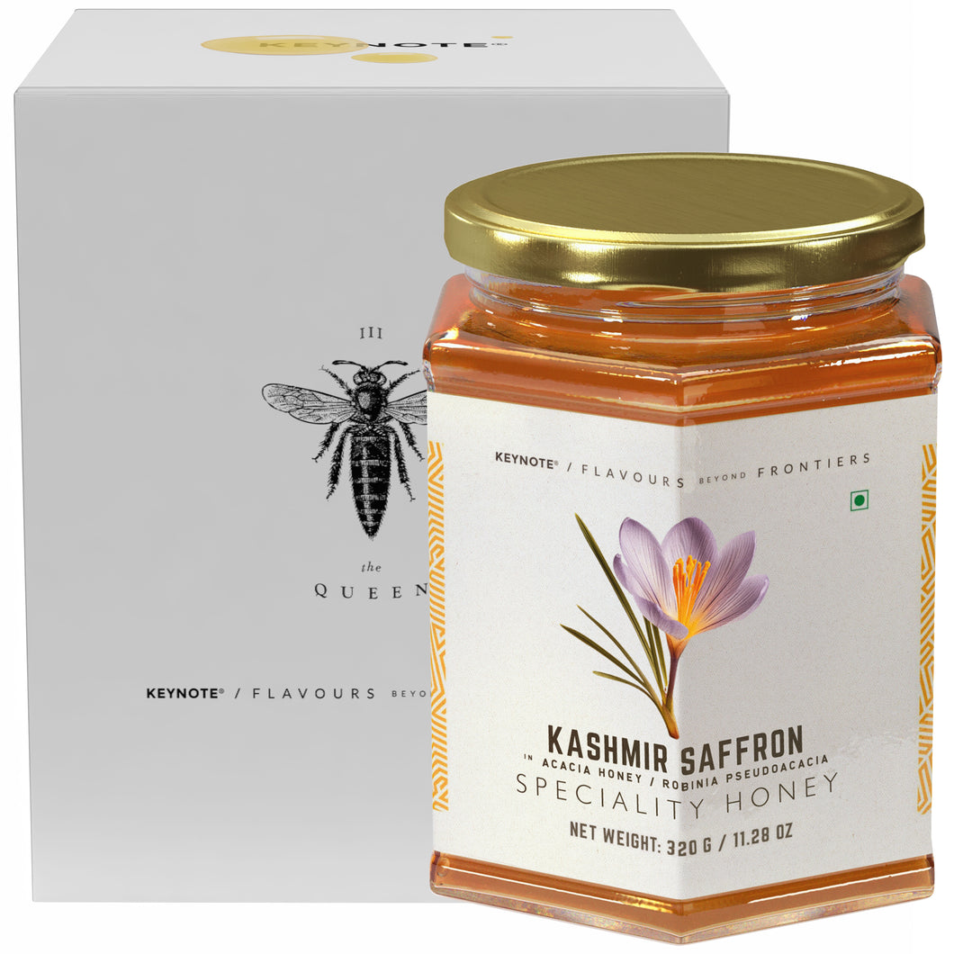 KEYNOTE® Kashmir Saffron in Acacia Honey | 320 Grams