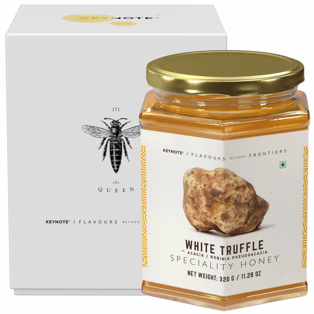 KEYNOTE® White Truffle Honey | NMR Tested and Certified | Gift Box 320 Grams