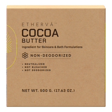 Load image into Gallery viewer, ETHERVA™ Cocoa Butter | Non-Deodorized | 0.5 kg | 1 kg | 5 kg
