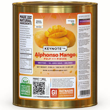 Load image into Gallery viewer, KEYNOTE® Alphonso Mango Pulp | With Pieces | 3100 grams
